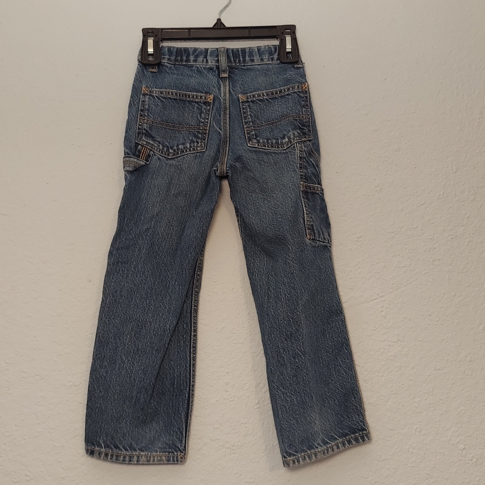 Osh Kosh B'gosh Blue Jeans Carpenter Style Pants Size 5 - Picture 2 of 12